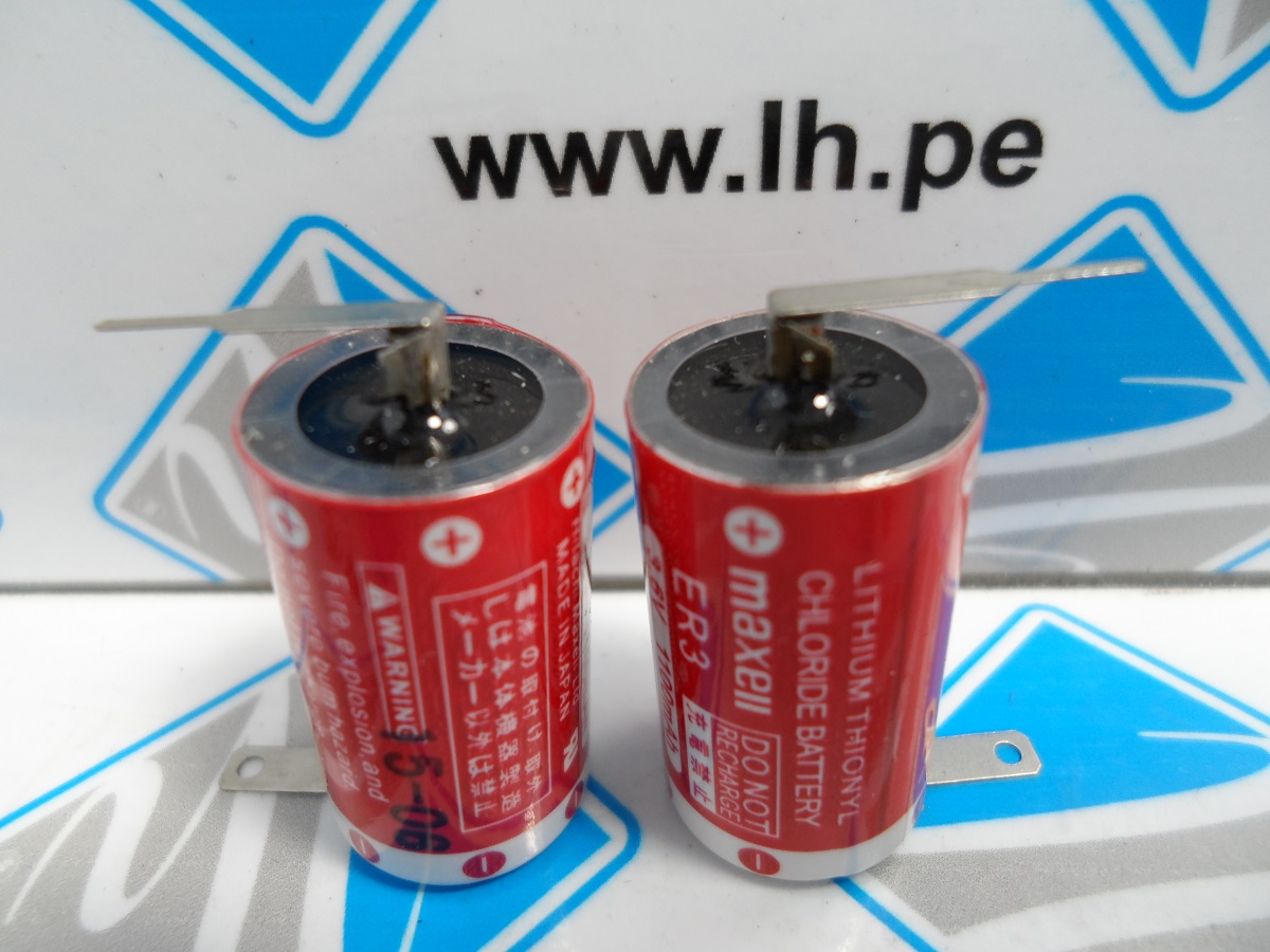ER3 ER3-AXIAL   Battery Lithium  Size 1/2 AA 3.6V 1100mAh